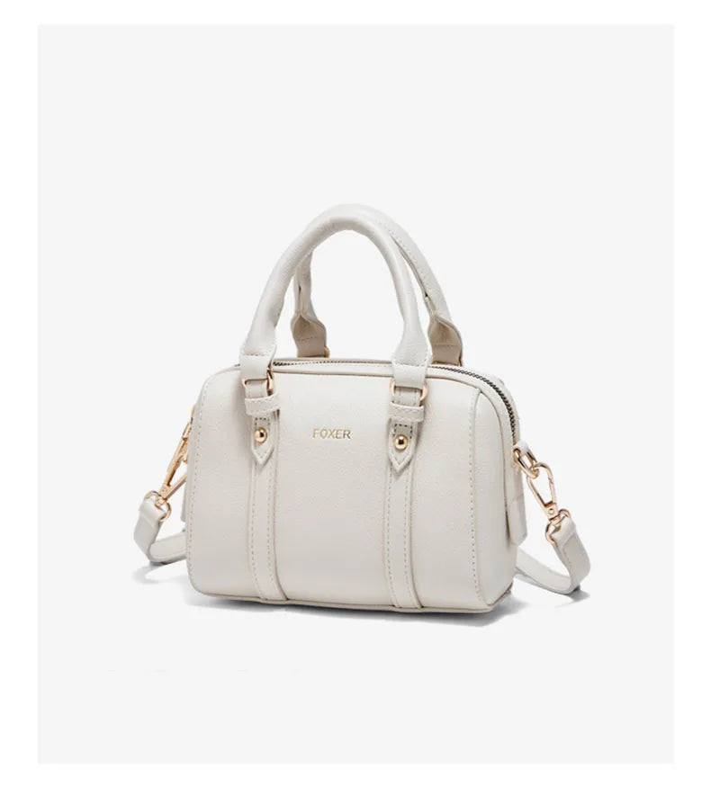 FOXER Pillow Crossbody – Retro Top-Handle Chic