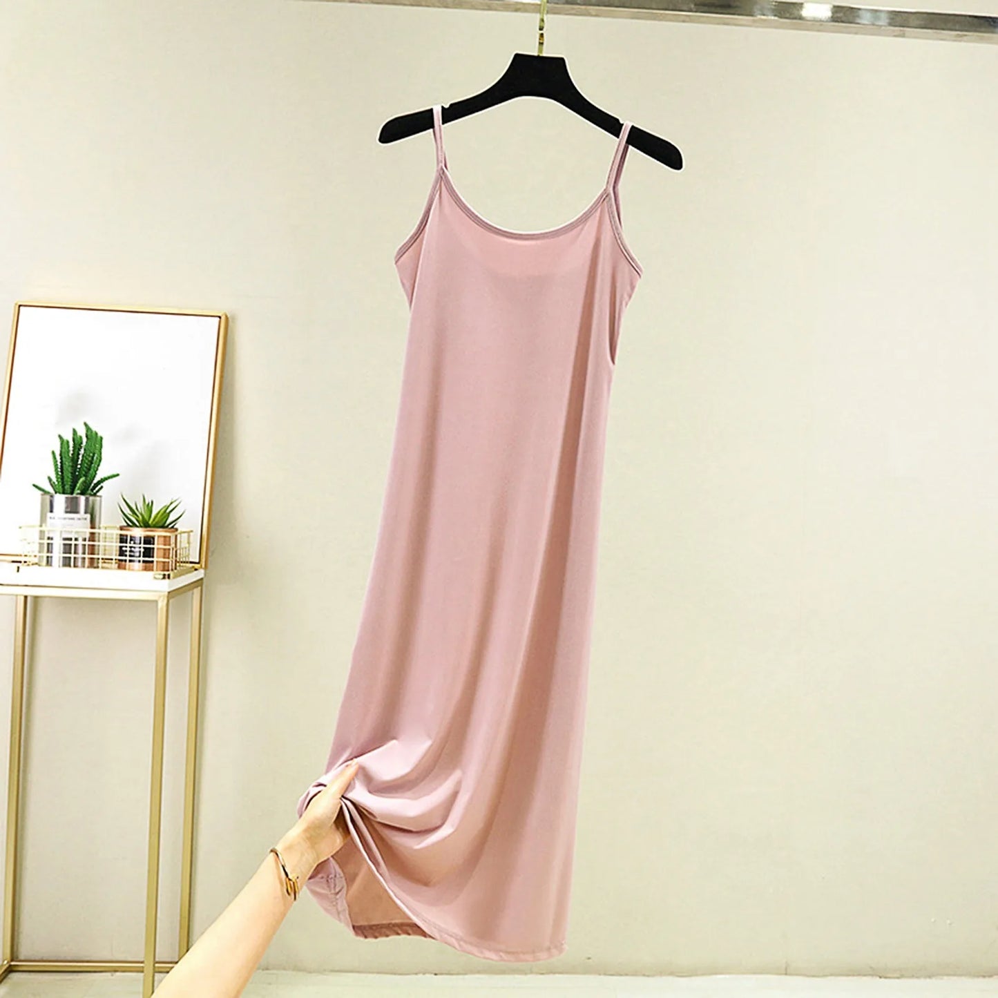 Soft Cotton Nightdress – Minimal & Sexy