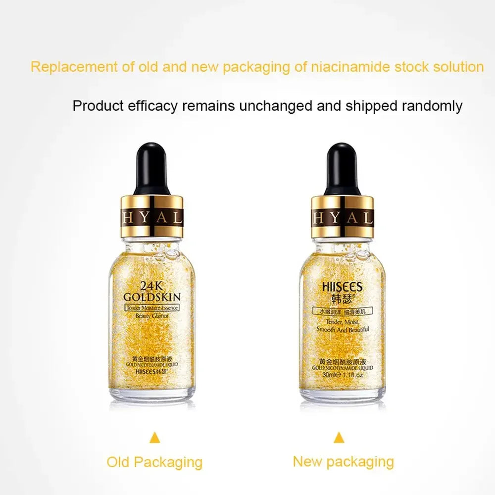 24K Gold HA Serum – Plump, Brighten, Smooth