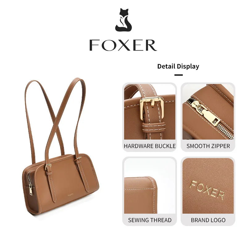FOXER Soft PU Pillow Shoulder Bag – Everyday Luxe