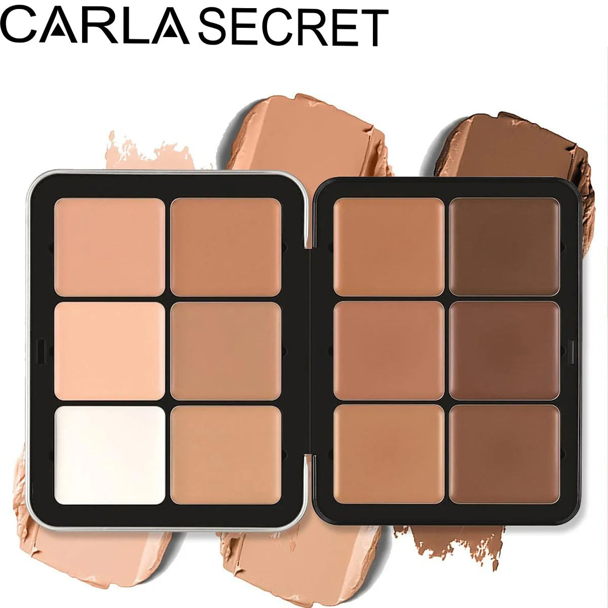 12-Shade Concealer Palette – Matte Sculpt & Correct