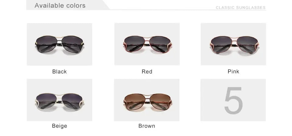 KINGSEVEN Polarized UV400 – Vintage Women’s Shades