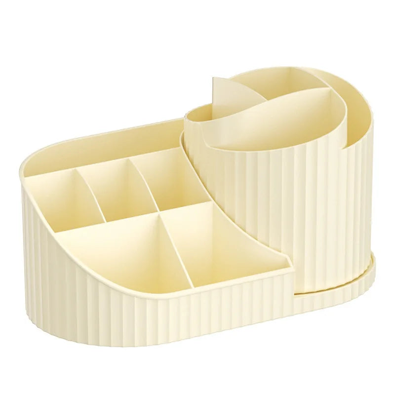 Rotating Cosmetic Carousel – Dustproof Organizer
