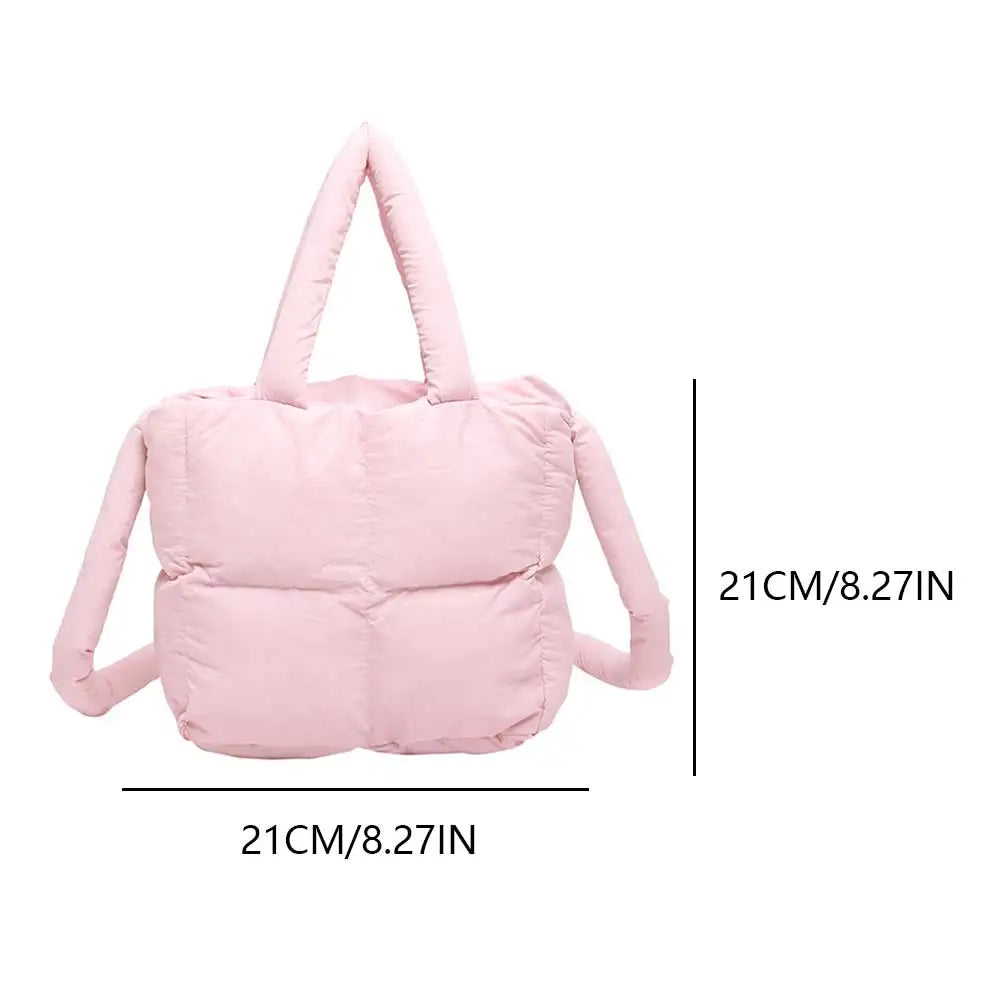 Cloud Quilt Shoulder Bag – Soft & Padded