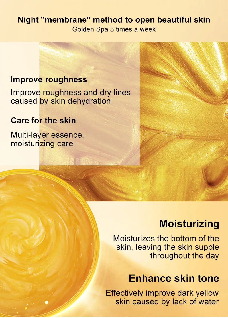 24K Gold Collagen Cream (120g) – Firm, Nourish, Hydrate