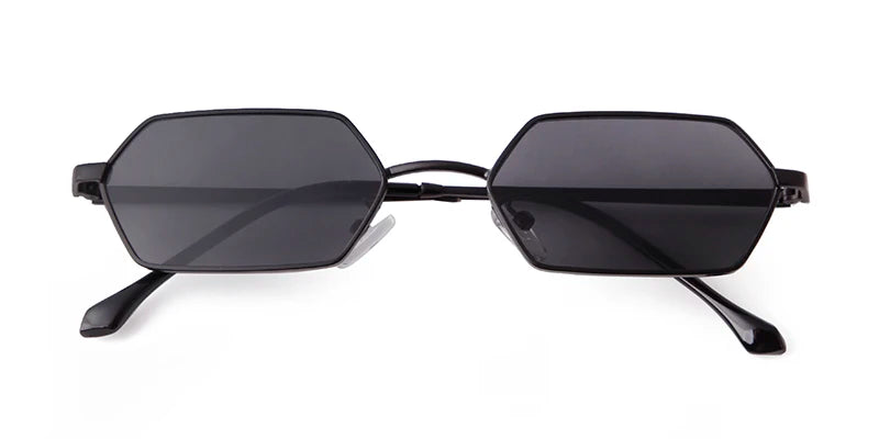 Narrow Rectangle Sunglasses – Sleek Y2K Edit