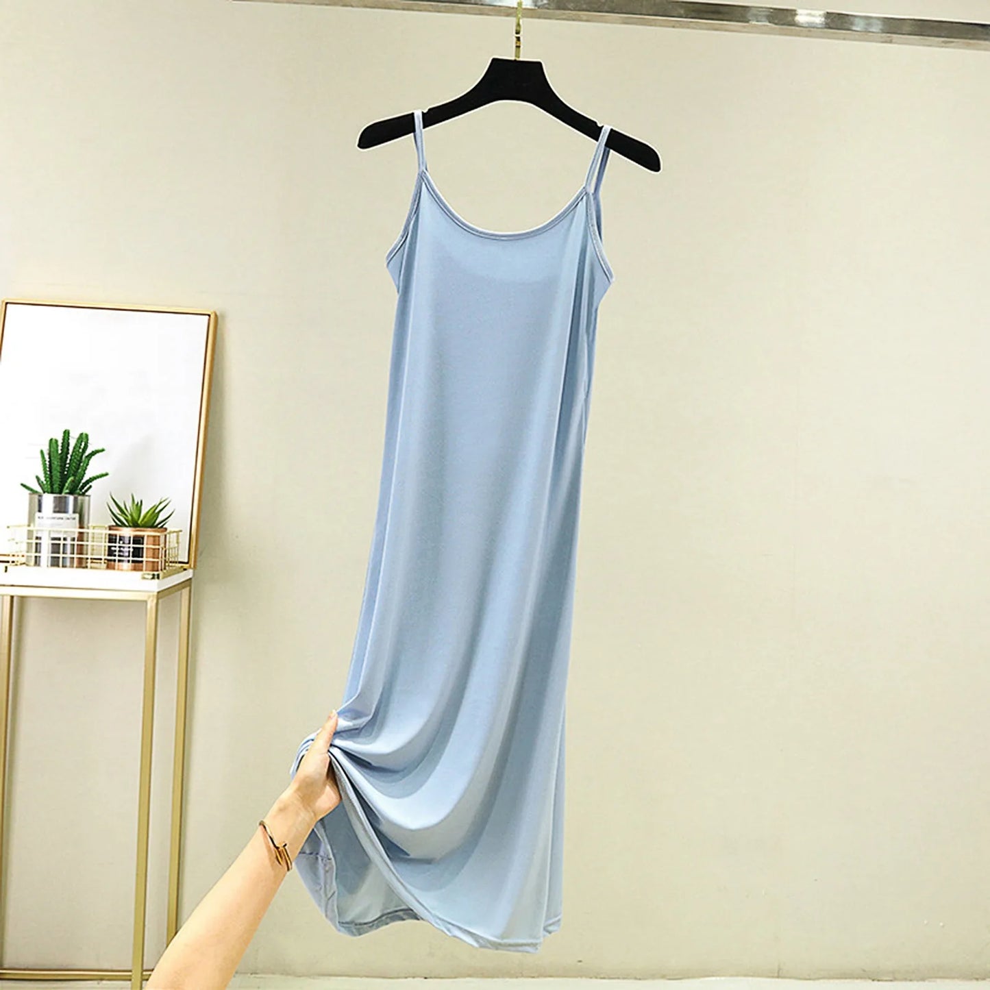 Soft Cotton Nightdress – Minimal & Sexy