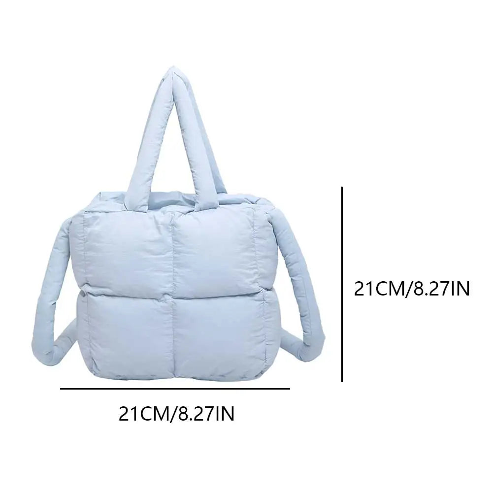 Cloud Quilt Shoulder Bag – Soft & Padded