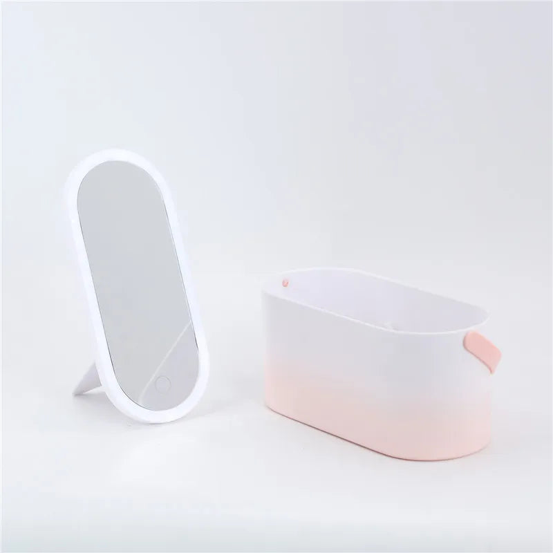 LED Vanity Organizer Box – Portable Lighted Case