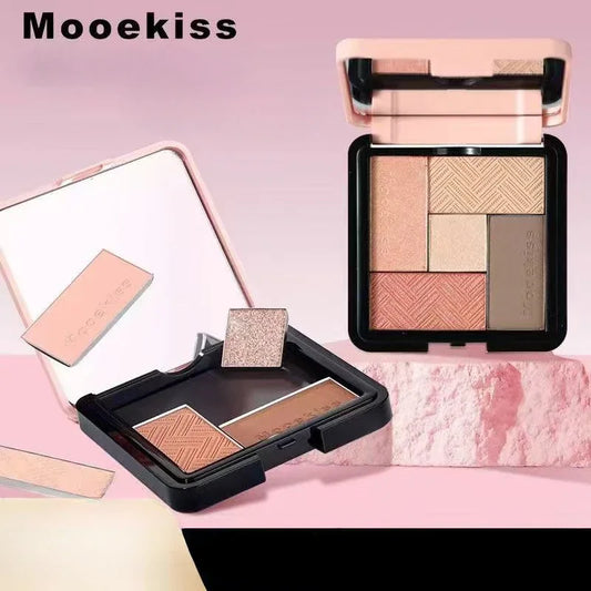 Mooekiss 5-Color Eyeshadow – Delicate Matte Set