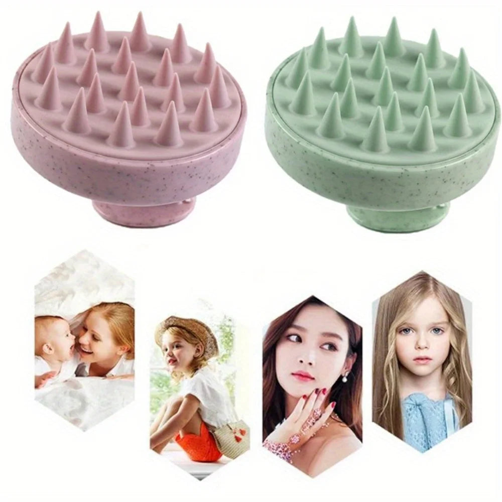 Silicone Scalp & Shampoo Brush – Deep Massage