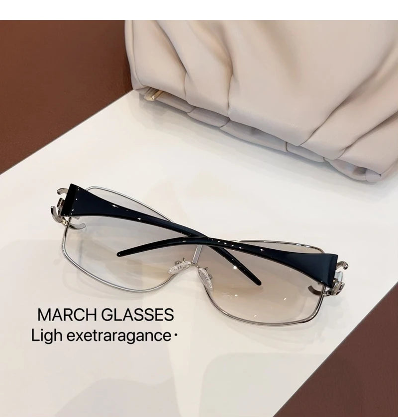 Linked-Frame Luxury Sunglasses – Bold & Modern