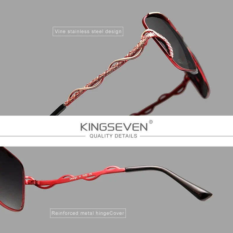 KINGSEVEN Polarized UV400 – Vintage Women’s Shades
