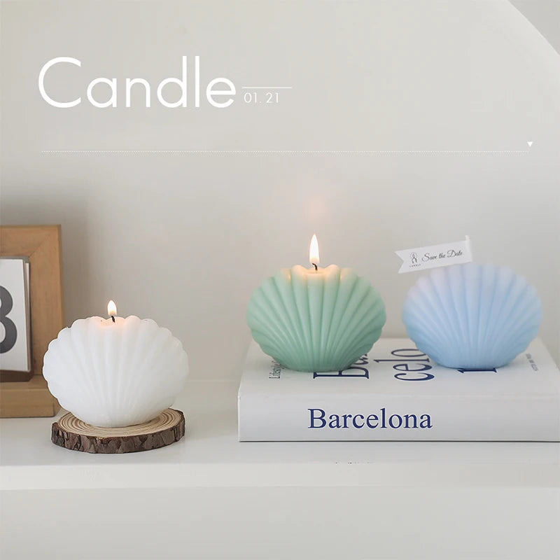 Shell Soy Wax Candle – Coastal Aroma