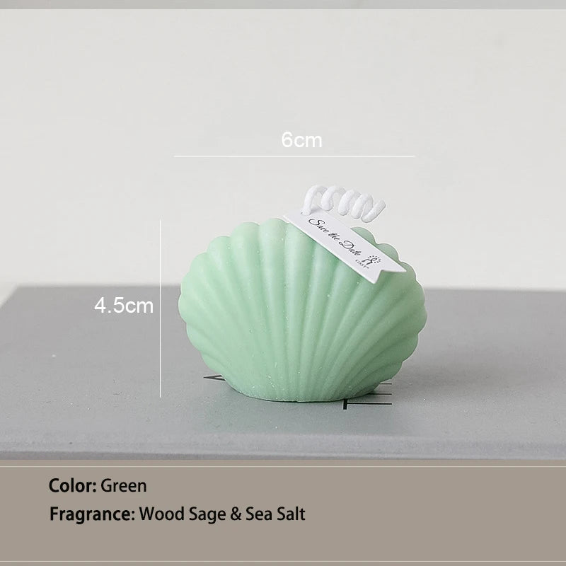 Shell Soy Wax Candle – Coastal Aroma