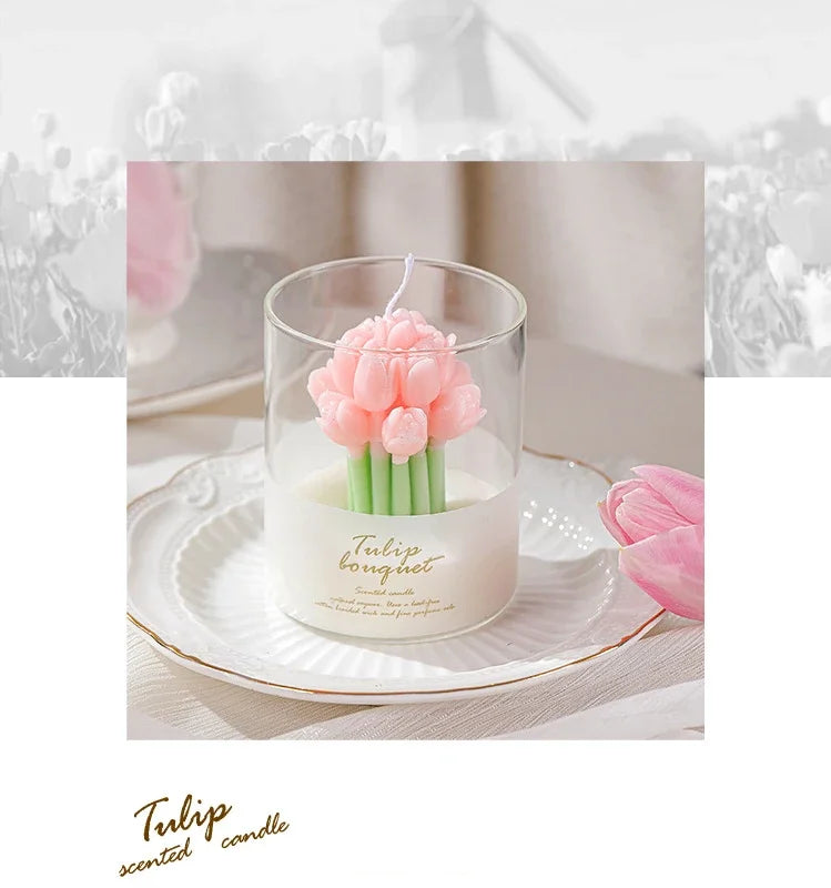 Handmade Bouquet Scented Candle – Wedding Bloom