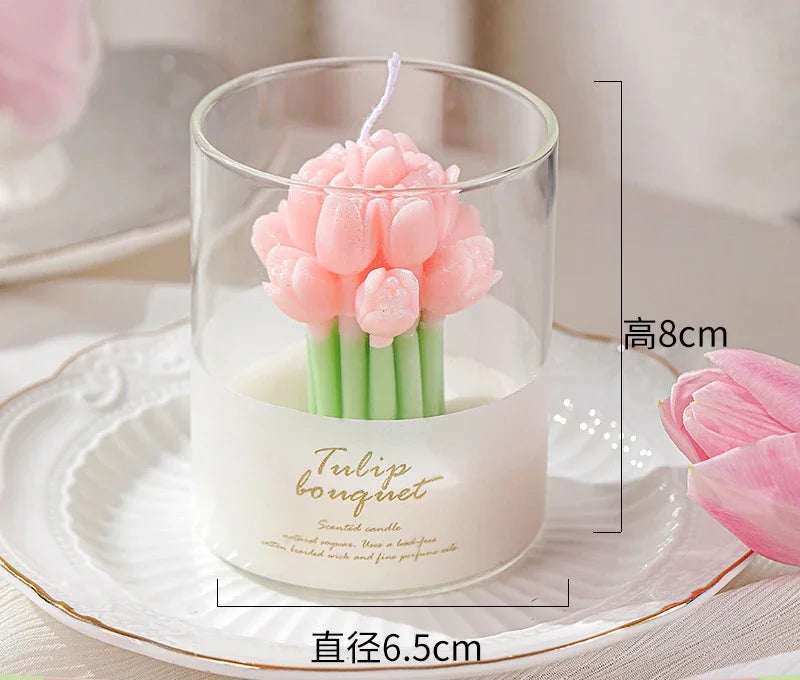 Handmade Bouquet Scented Candle – Wedding Bloom