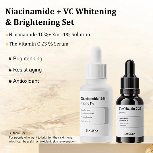 Sanlivna 10% Niacinamide + VC23 Duo – Brighten & Balance