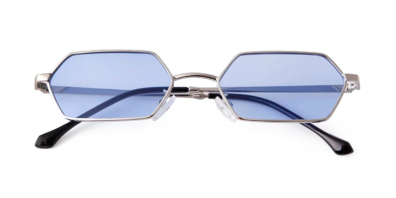 Narrow Rectangle Sunglasses – Sleek Y2K Edit