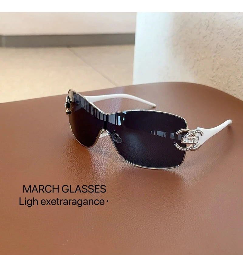 Linked-Frame Luxury Sunglasses – Bold & Modern