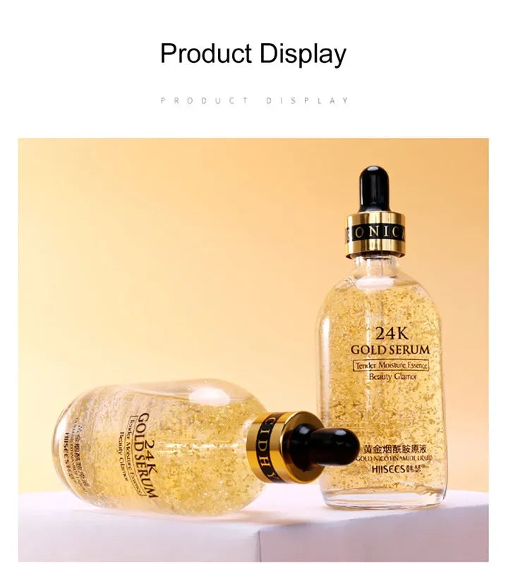 24K Gold HA Serum – Plump, Brighten, Smooth