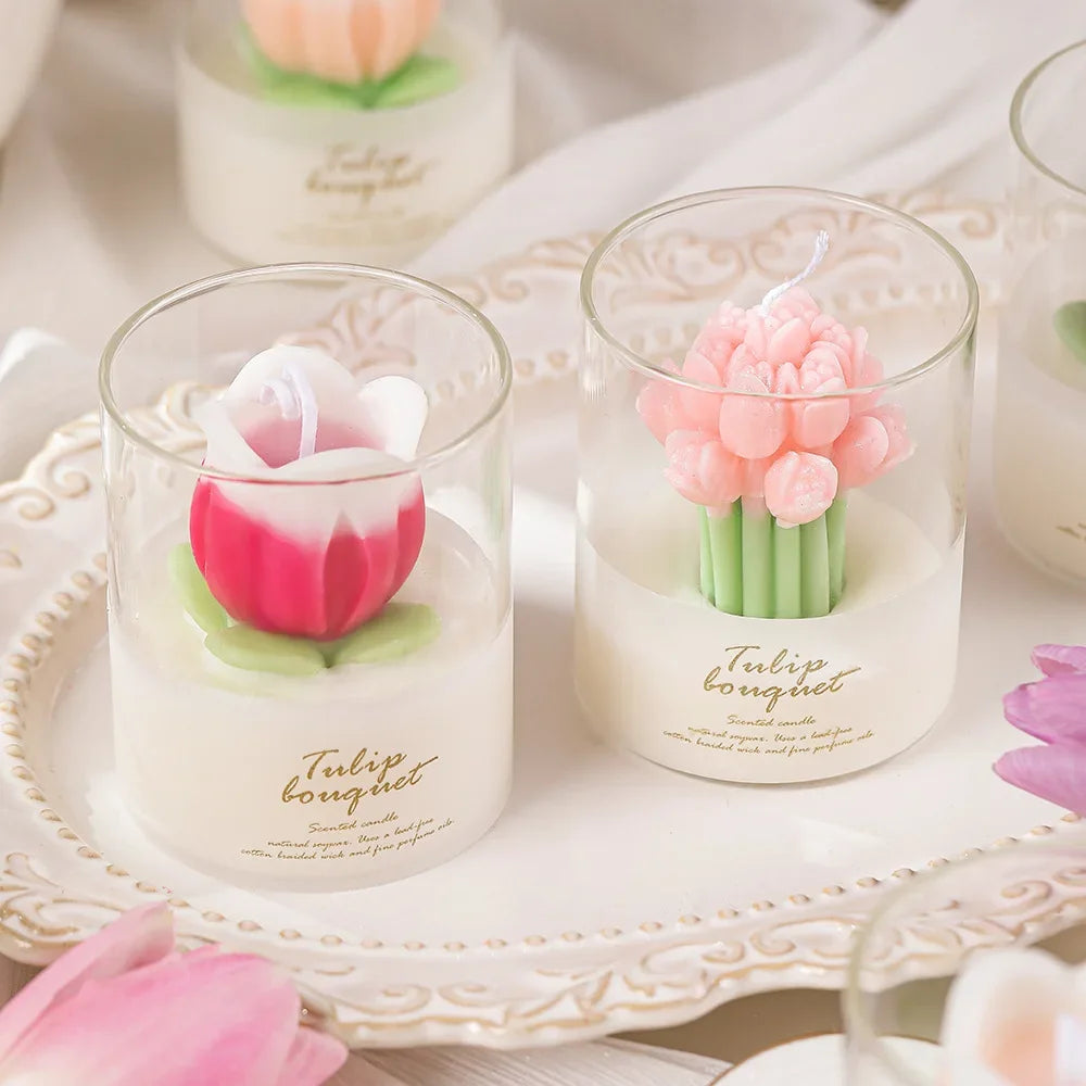 Handmade Bouquet Scented Candle – Wedding Bloom
