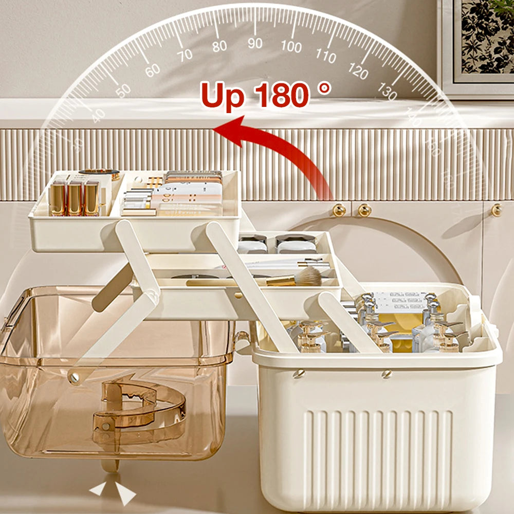 3-Tier Skincare Organizer – Large Capacity