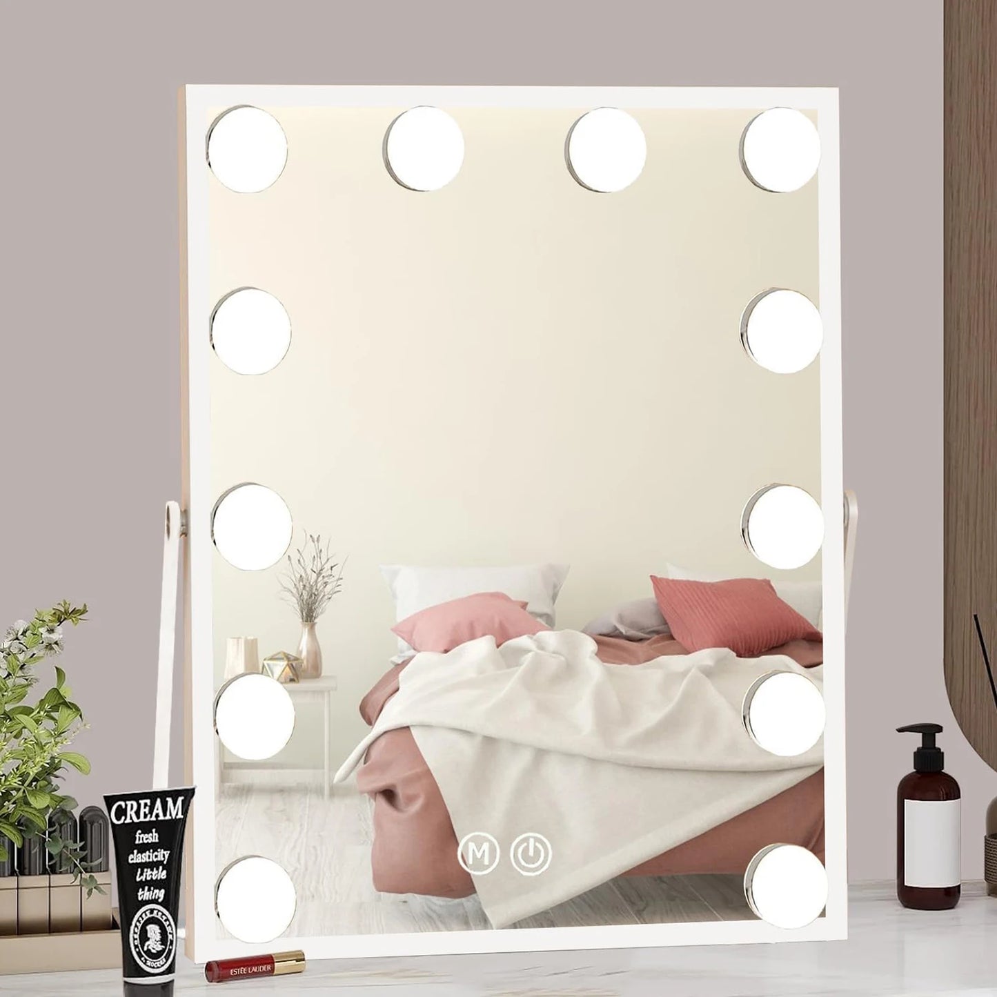 Pro Light Vanity Mirror – 9/12 LED, 3 Colors, 360°