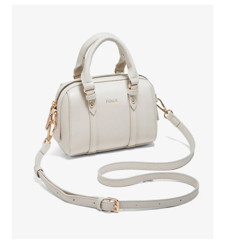FOXER Pillow Crossbody – Retro Top-Handle Chic