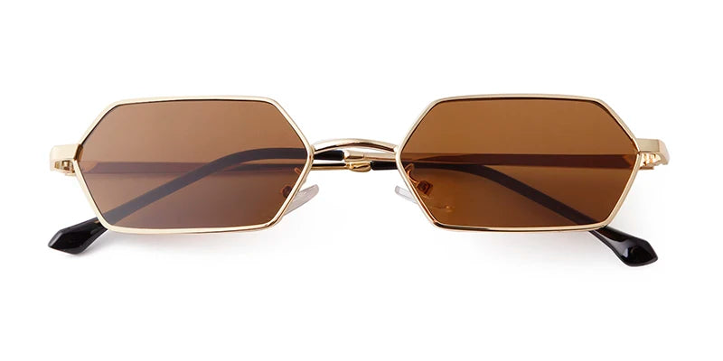 Narrow Rectangle Sunglasses – Sleek Y2K Edit