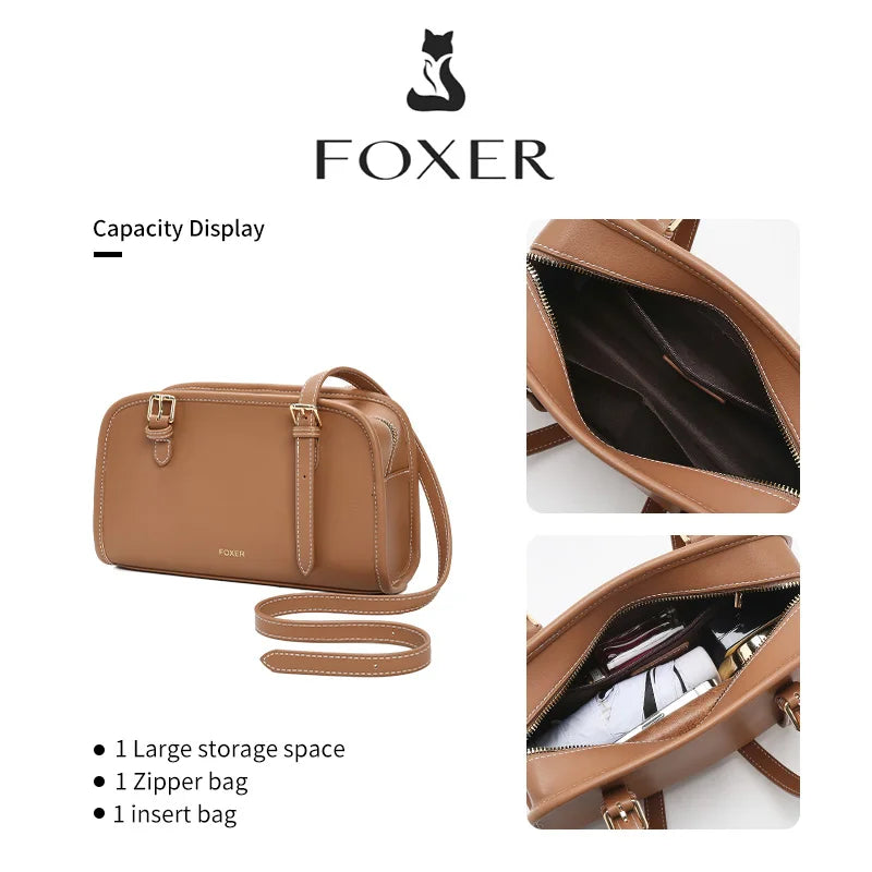 FOXER Soft PU Pillow Shoulder Bag – Everyday Luxe