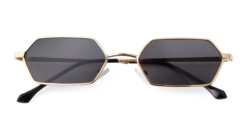 Narrow Rectangle Sunglasses – Sleek Y2K Edit