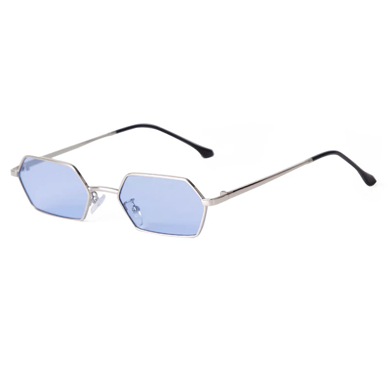 Narrow Rectangle Sunglasses – Sleek Y2K Edit