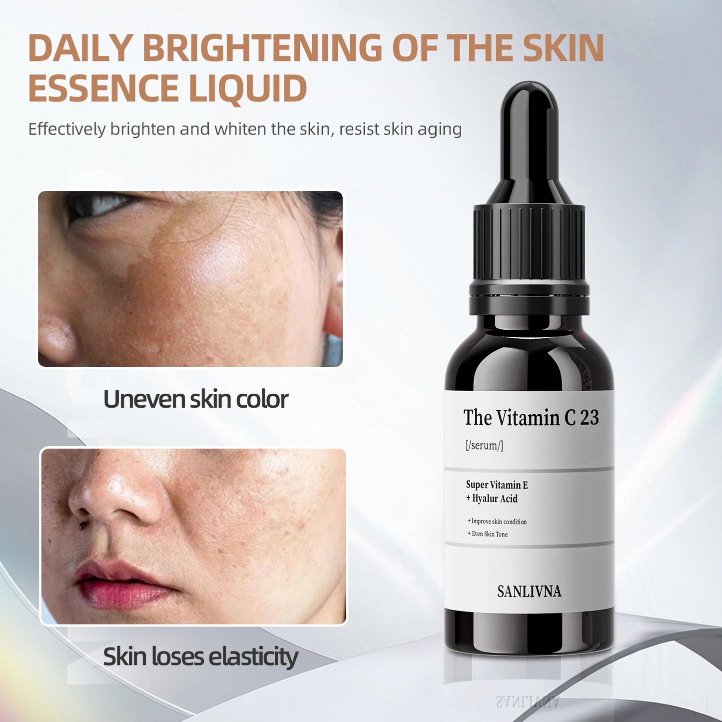 Sanlivna 10% Niacinamide + VC23 Duo – Brighten & Balance