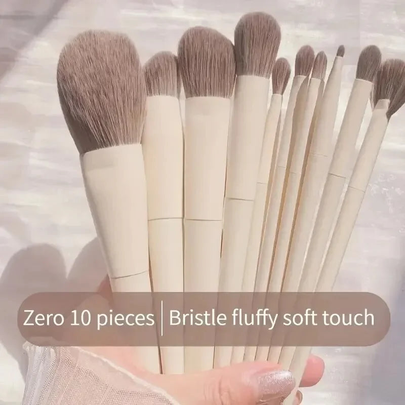 10-Piece Makeup Brush Set – Blend & Buff