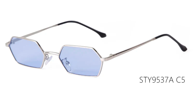 Narrow Rectangle Sunglasses – Sleek Y2K Edit