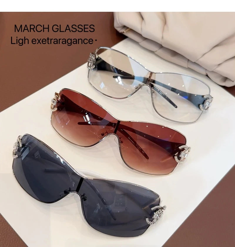 Linked-Frame Luxury Sunglasses – Bold & Modern
