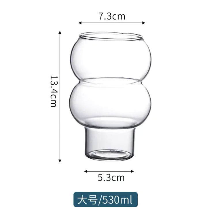 Clear Elegance Borosilicate Glass – Heat-Resistant Tumbler