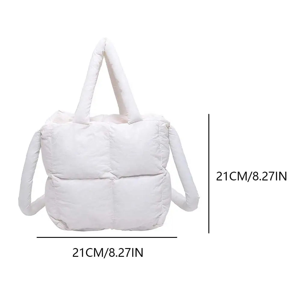 Cloud Quilt Shoulder Bag – Soft & Padded