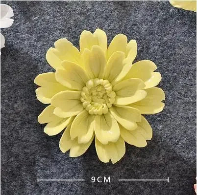 3D Ceramic Flower Wall Art – Aesthetic Home Accent