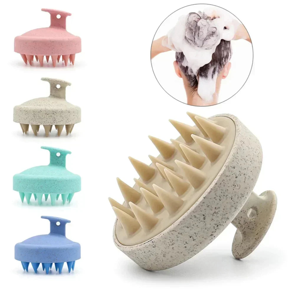 Silicone Scalp & Shampoo Brush – Deep Massage