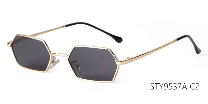 Narrow Rectangle Sunglasses – Sleek Y2K Edit