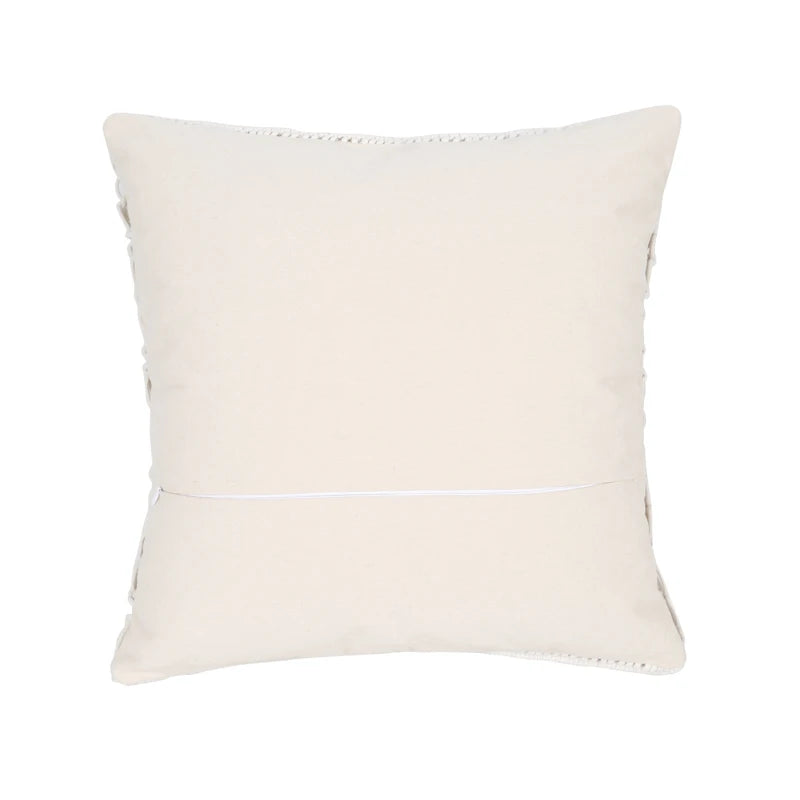 Vintage Geo Handwoven Cushion Cover – Cozy Rope Texture