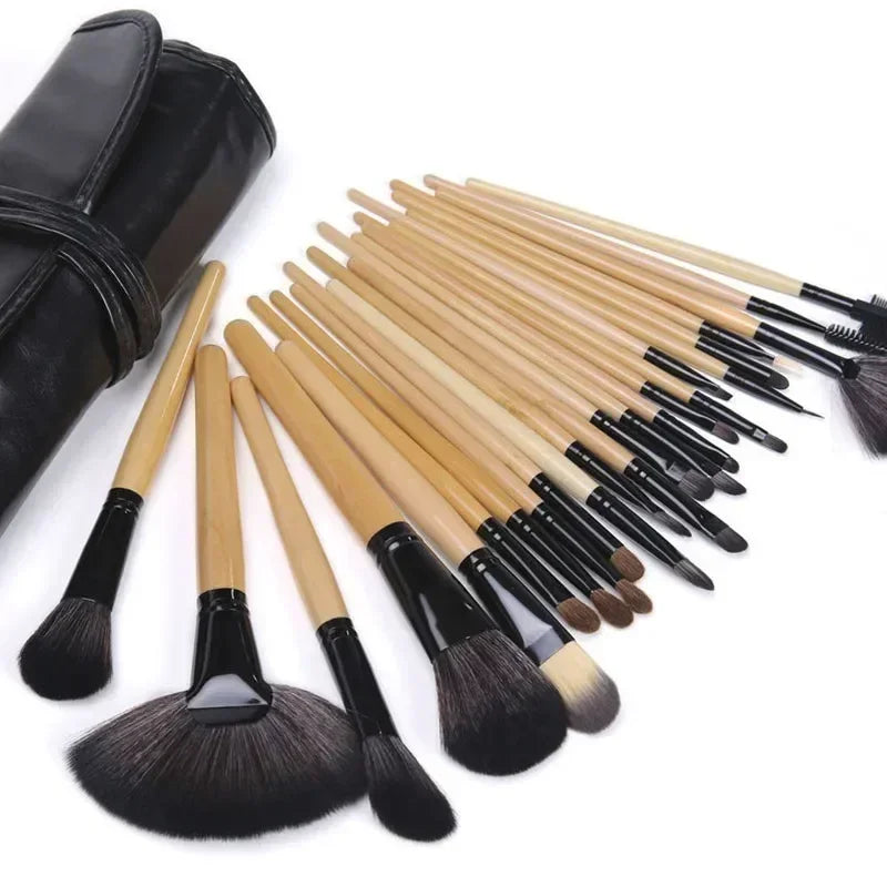 24-Piece Pro Makeup Brush Set – Full Toolkit