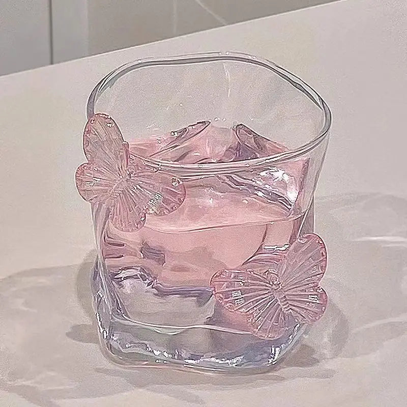 Twisted Korean Glass – Wavy Aesthetic Cup