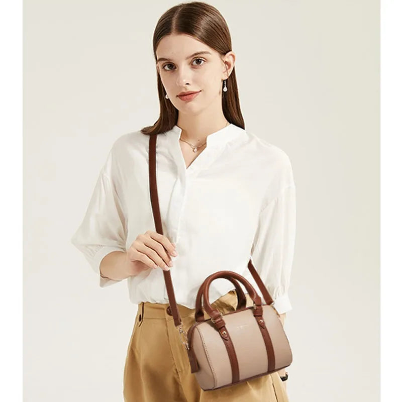 FOXER Pillow Crossbody – Retro Top-Handle Chic