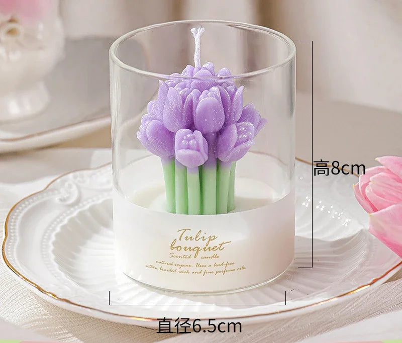 Handmade Bouquet Scented Candle – Wedding Bloom