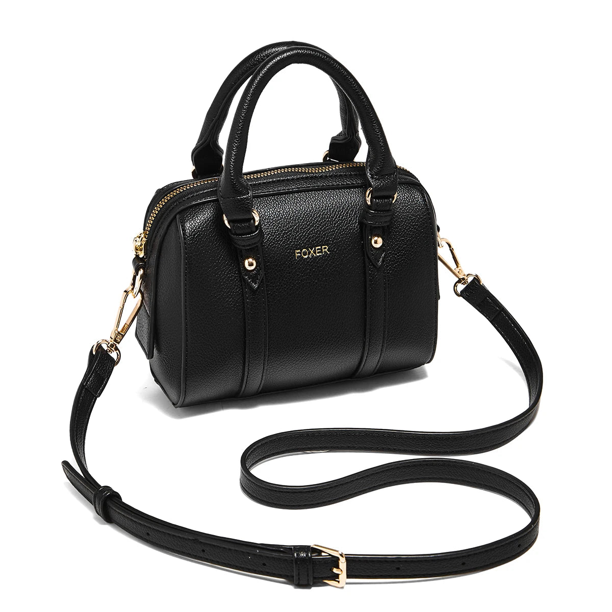FOXER Pillow Crossbody – Retro Top-Handle Chic