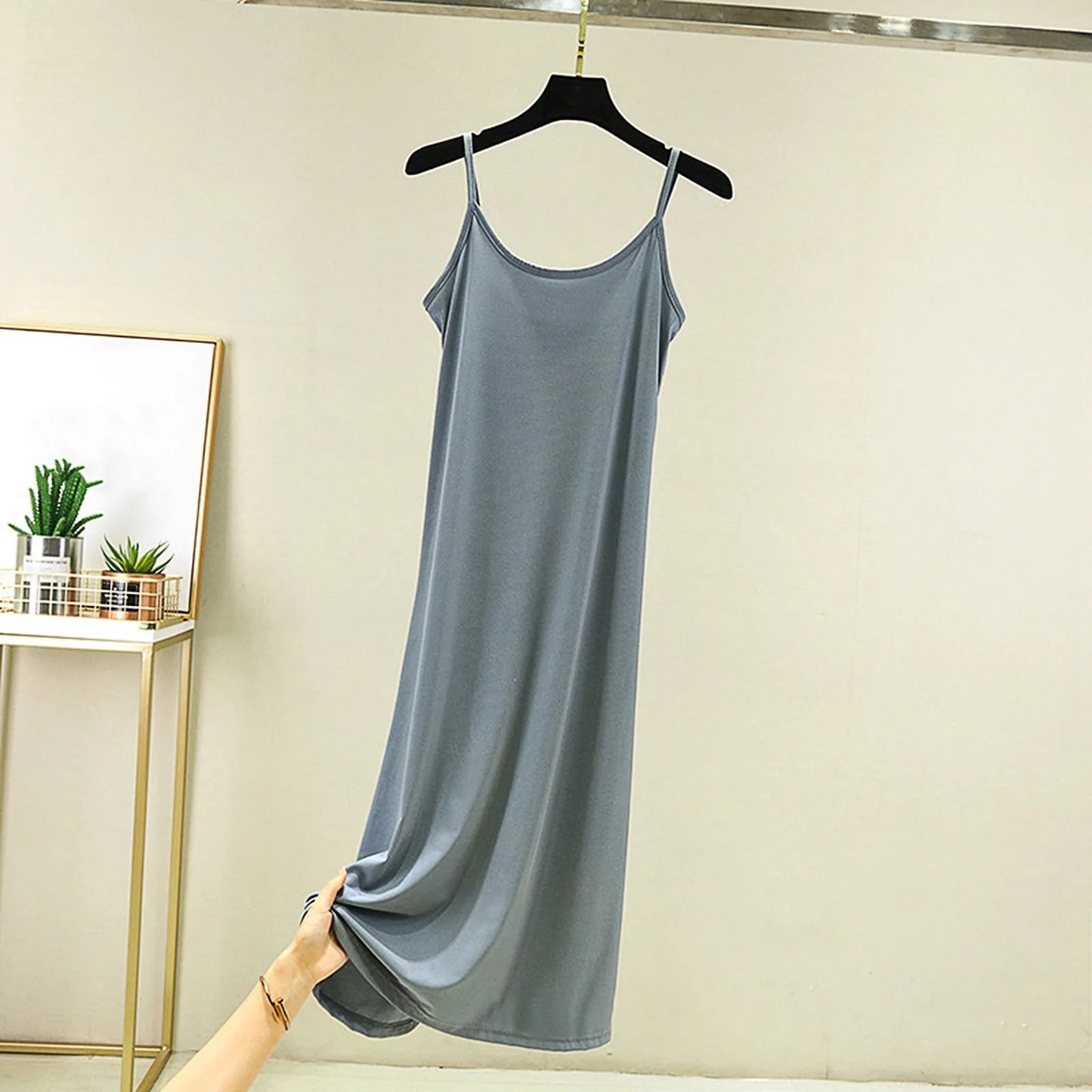 Soft Cotton Nightdress – Minimal & Sexy
