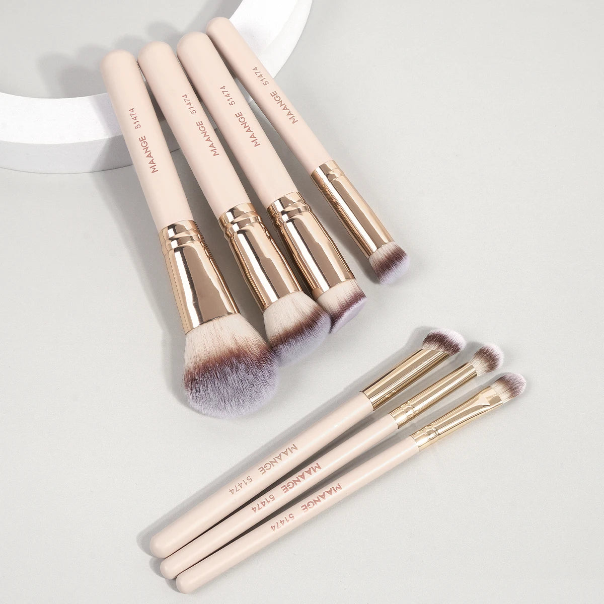 MAANGE 7-Piece Makeup Brush Set – Everyday Essentials